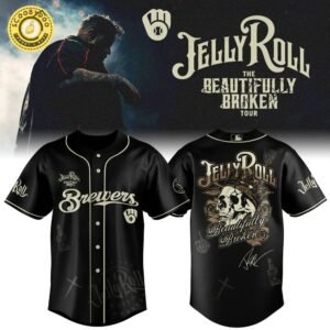 Brewers x Jelly Roll Baseball Jersey 2025 Limited Edition