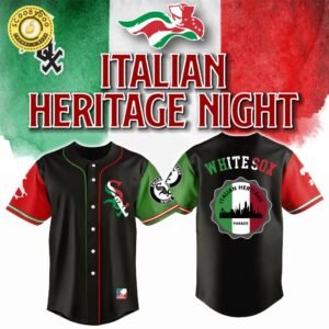 Chicago White Sox x Italian-American Heritage Month Edition-3D Baseball Jersey