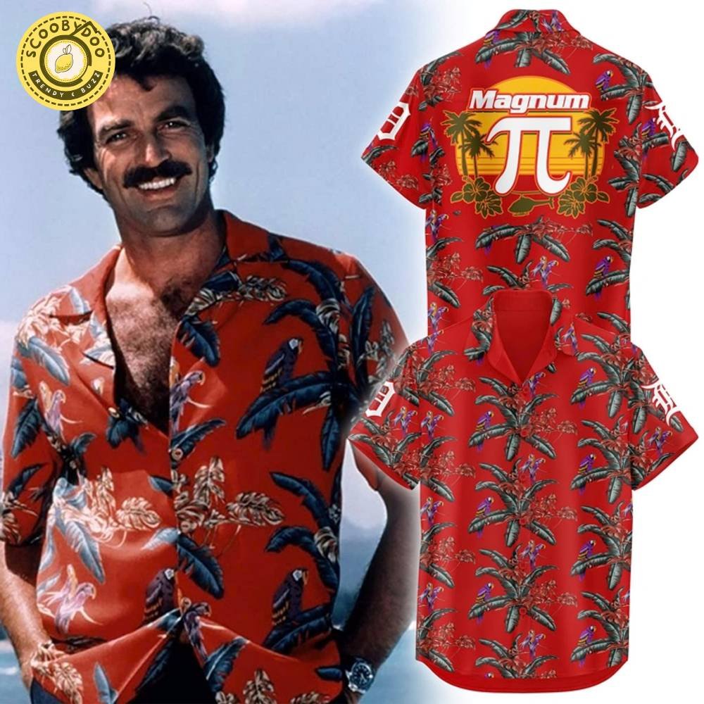 Detroit Tigers 2025 MAGNUM P.I. DAY Hawaiian Shirt V1 Detroit Tigers 2025 MAGNUM P.I. DAY Hawaiian Shirt V1
