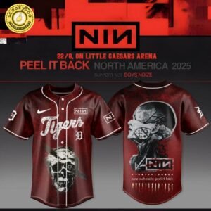 Detroit Tigers X Nine Inch Nails – Peel It Back Tour 2025 Limited Merch