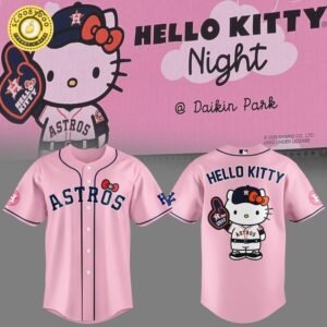 Hello Kitty Night x Houston Astros limited edition 2025 Jersey