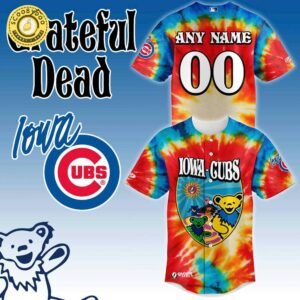 Iowa Cubs 2025 Grateful Dead Night Jerseys