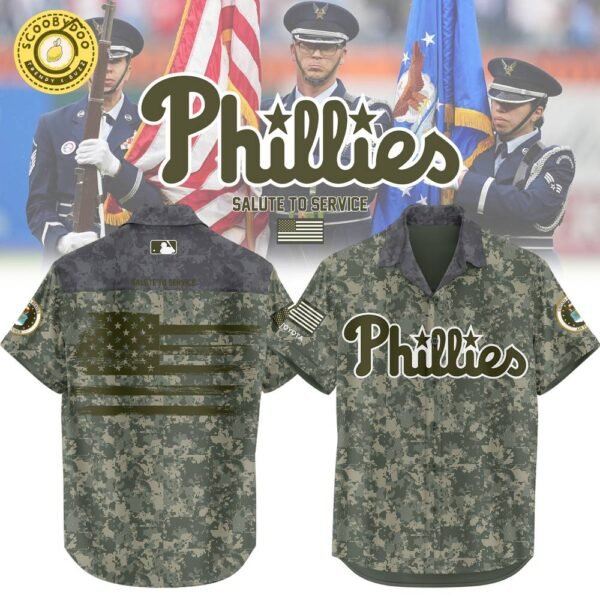 Limited Edition Phillies Army Special Hawaii Shirt I