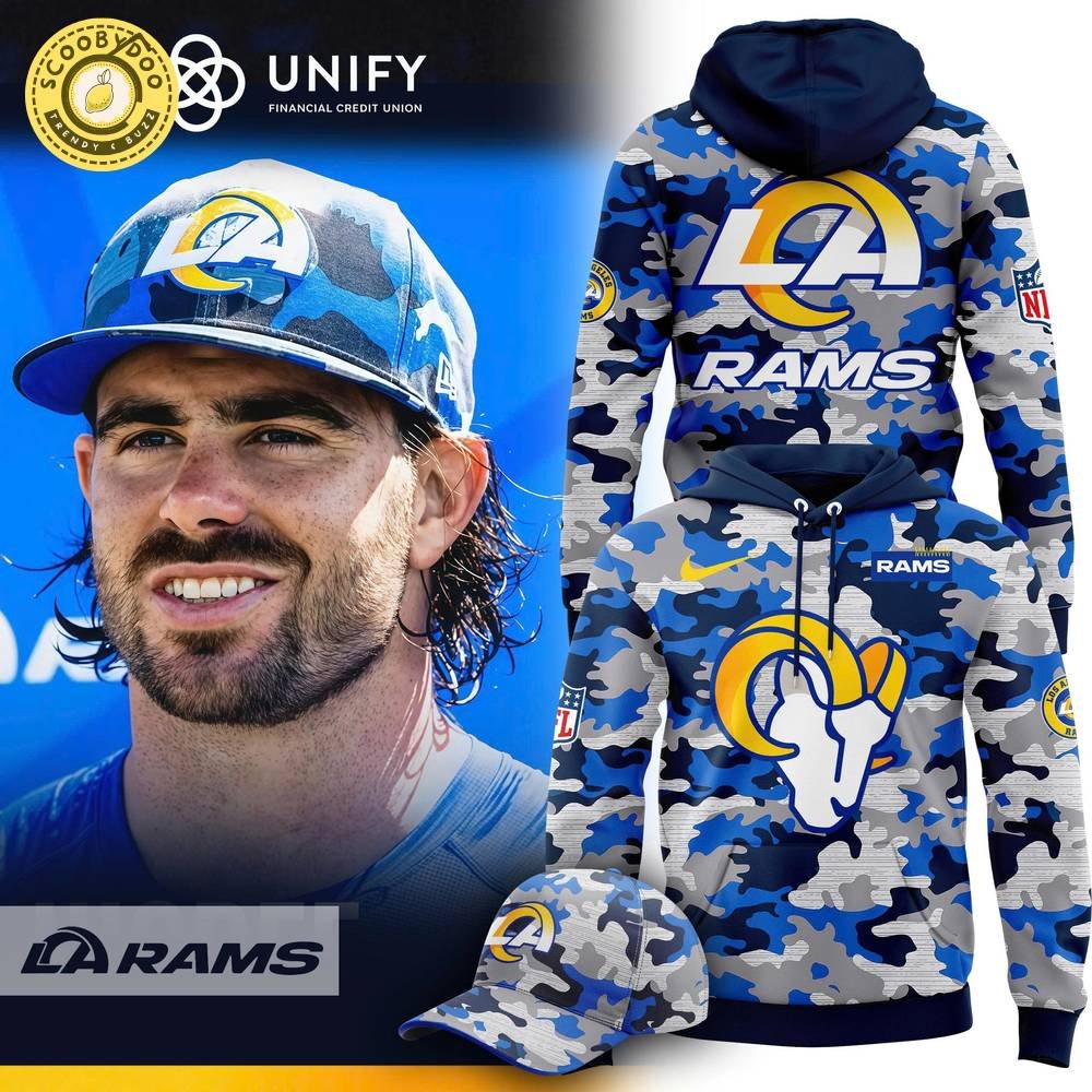 Los Angeles Rams Military Day Limited Hoodie Los Angeles Rams Military Day Limited Hoodie