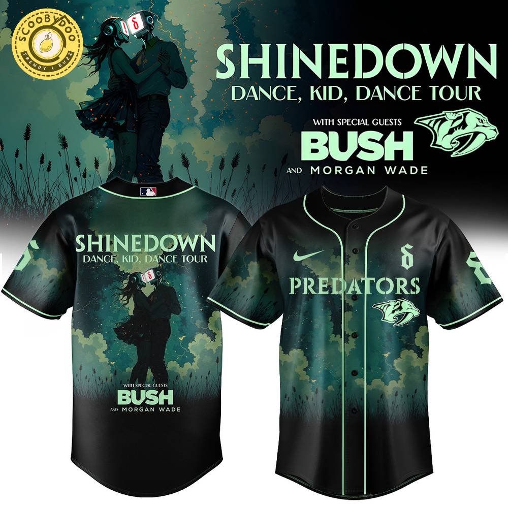 Nashville Predators x Shinedown DanceKidDance Tour Merch 2025 Nashville Predators x Shinedown DanceKidDance Tour Merch 2025