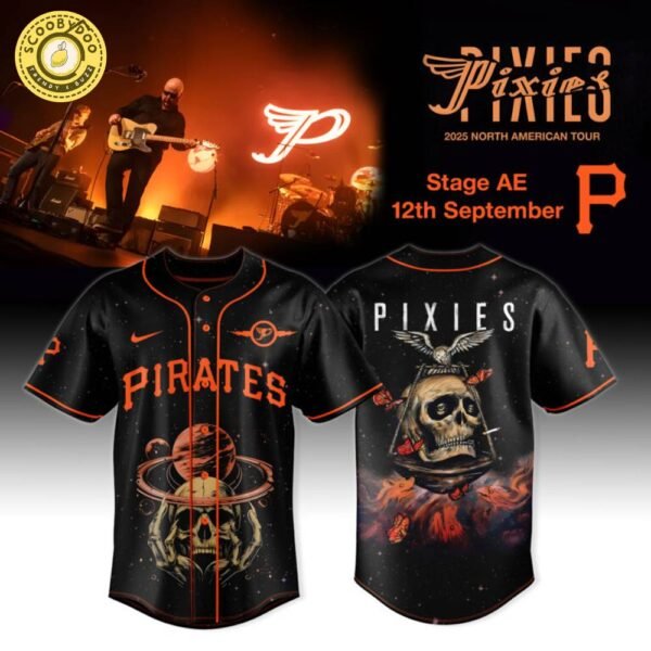 Pittsburgh Pirates X PIXIES – North American Tour 2025 Merch