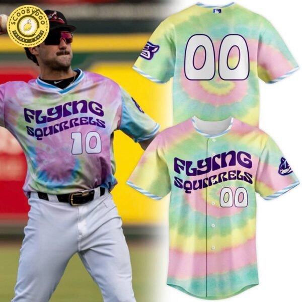 Richmond Flying Squirrels 2025 Grateful Dead Night Jerseys