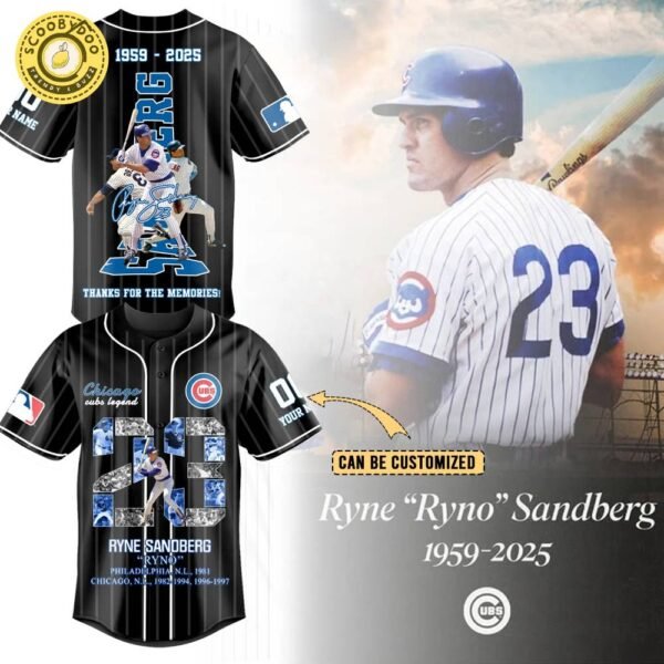 Ryne Sandberg x Chicago Cubs Baseball Jersey Gift For Fans
