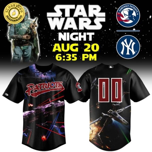 Somerset Patriots 2025 Star Wars Night Jerseys