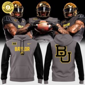 Special New Gold Chrome Baylor Uniform Hoodie