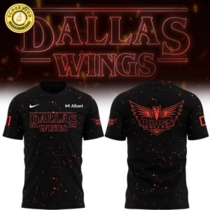 Special New Stranger Things Dallas Wing Logo T-Shirt