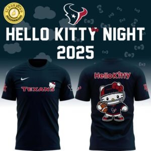 Special New Texans x Hello Kitty Tshirt 2025