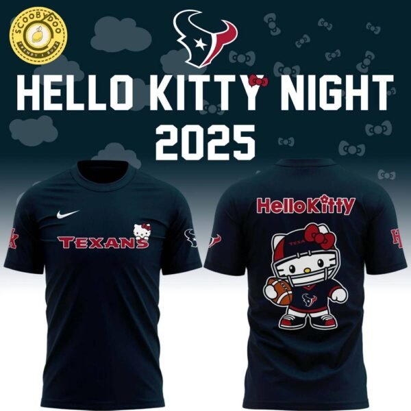 Special New Texans x Hello Kitty Tshirt 2025