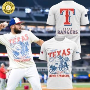 Texas Rangers Foundation on Down syndrome Awareness Day T-Shirt 2025