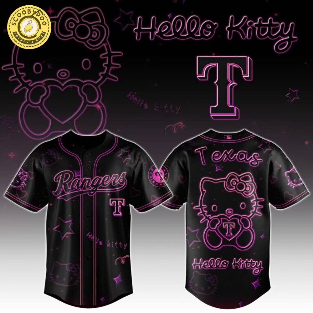 Texas Rangers x Hello Kitty Edition Limited Jersey Texas Rangers x Hello Kitty Edition Limited Jersey