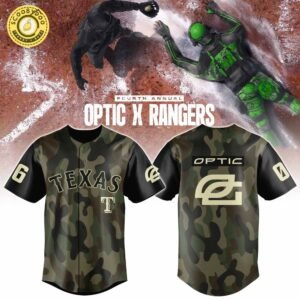 Texas Rangers x OpTic Limited Edition 2025 Jersey.