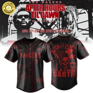 Texas Rangers x Playboi Carti – The Weeknd’s NA Tour Limited Fan Merch