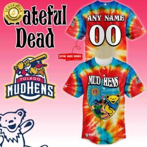 Toledo Mud Hens 2025 Grateful Dead Night Jerseys