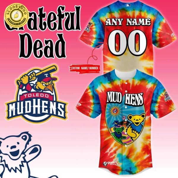 Toledo Mud Hens 2025 Grateful Dead Night Jerseys