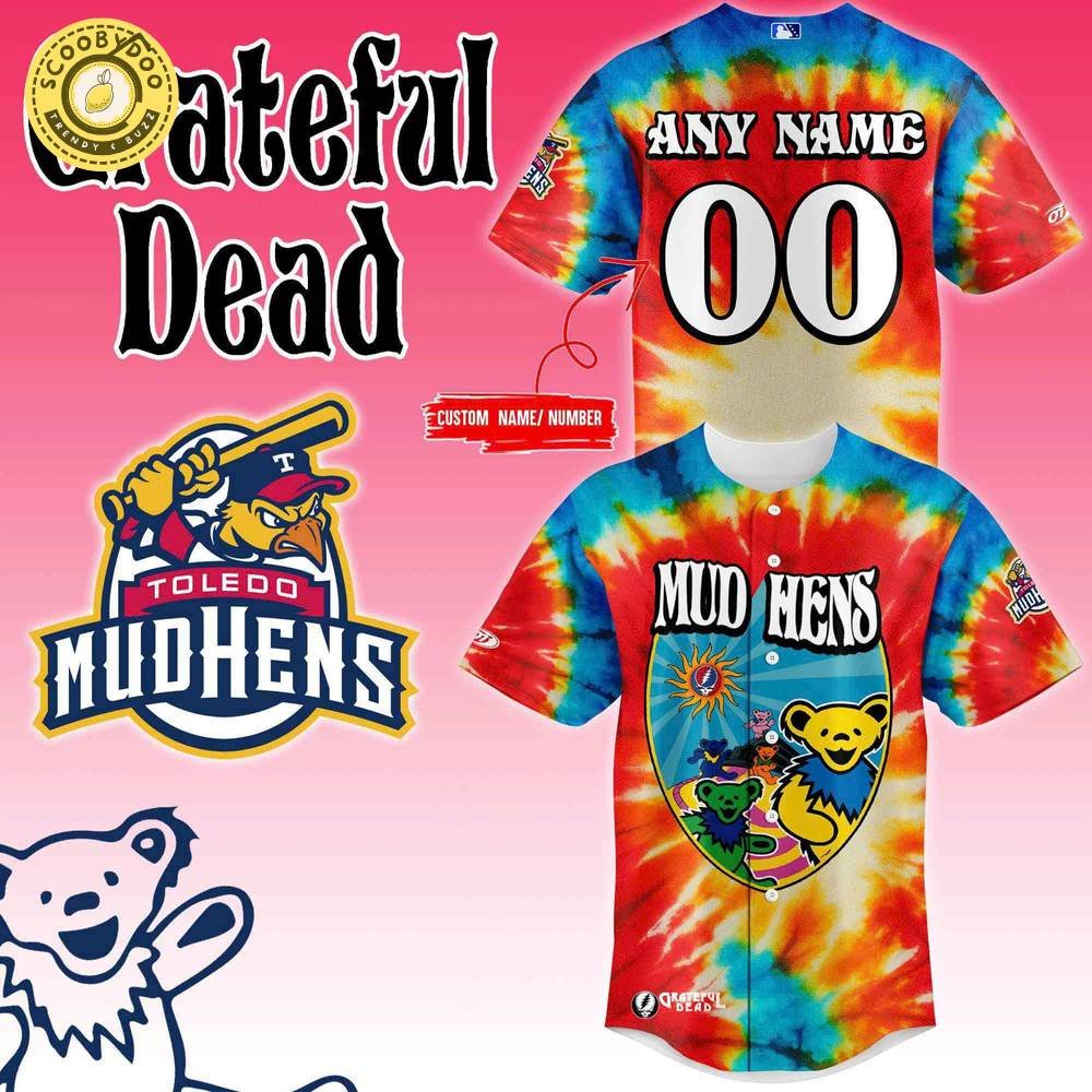 Toledo Mud Hens 2025 Grateful Dead Night Jerseys Toledo Mud Hens 2025 Grateful Dead Night Jerseys