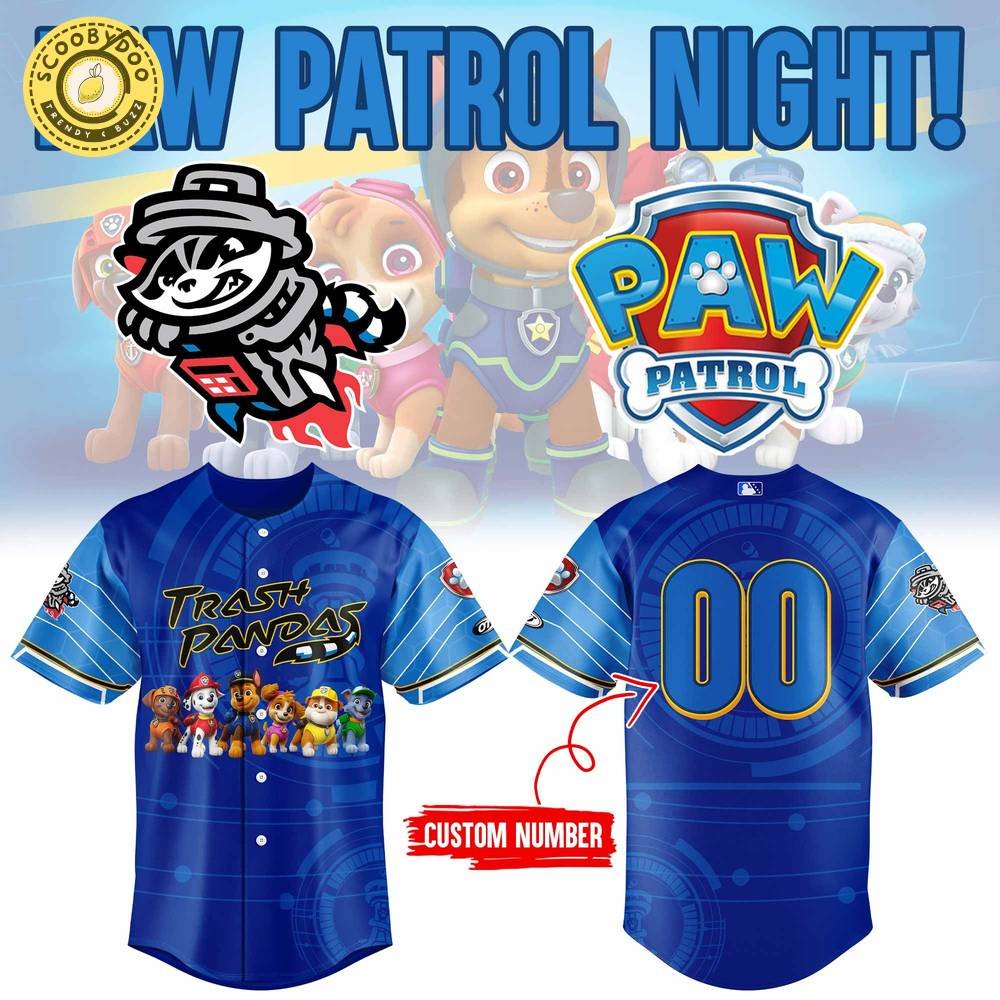 Trash Panda x PAW Patrol Limited Jerseys 2025 Trash Panda x PAW Patrol Limited Jerseys 2025