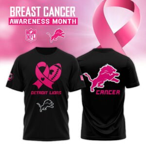 Detroit Lions The Breast Cancer Awareness Month 2025 Limited TShirt