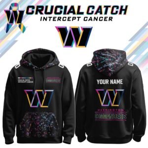 Washington Commanders x Crucial Catch 2025 Limited Edition Hoodie Custom-3D Unisex Hoodie