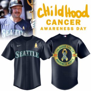 Seattle Mariners Child Hood Cancer awareness Jersey