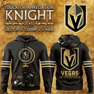 Vegas Golden Knights 2025 Educator Appreciation Night Hoodie