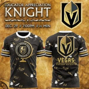 Vegas Golden Knights 2025 Educator Appreciation Night T-shirt