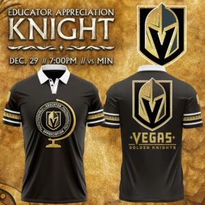 Vegas Golden Knights 2025 Educator Appreciation Night Polo