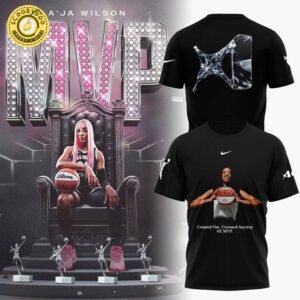 A’ja Wilson Las Vegas Aces Nike Unisex 2025 WNBA MVP T-Shirt