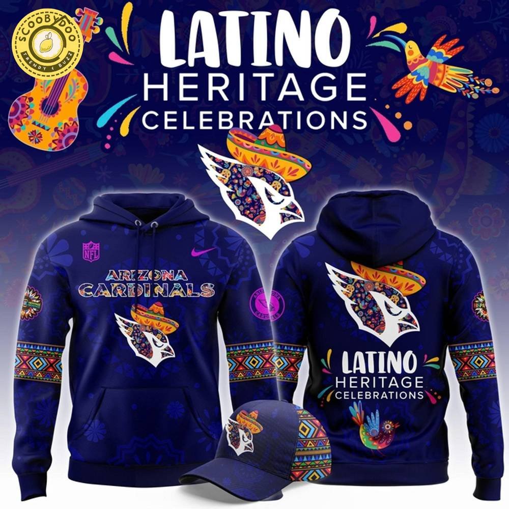 Arizona Cardinals x Latino Heritage Celebrations Hoodie 2025 Arizona Cardinals x Latino Heritage Celebrations Hoodie 2025