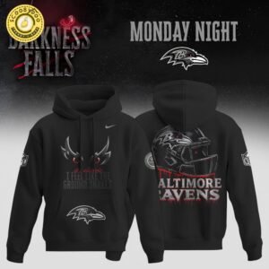 Baltimore Ravens “Darkness Falls” 2025 Monday Night Special Edition Hoodie