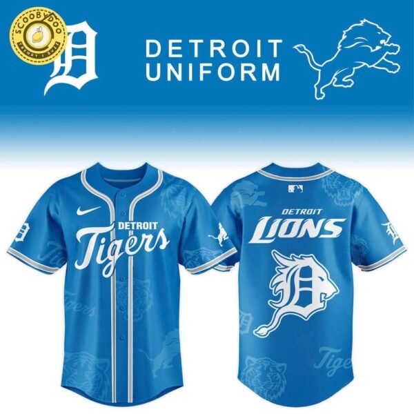 Detroit Tigers x Detroit Lion Limited Edition Jersey 2025