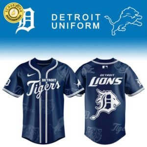 Detroit Tigers x Detroit Lion Limited Edition Jersey 2025 Ver 2