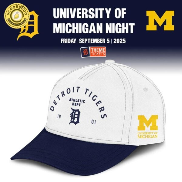 Detroit Tigers x Michigan Wolverines Night Game Limited Edition Jersey 2025