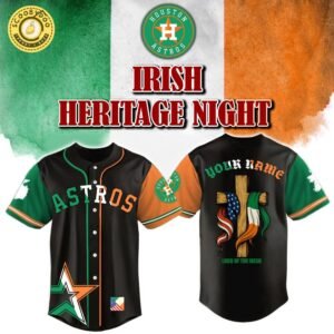 Houston Astros x Irish Heritage Limited Edition-3D Baseball Jersey