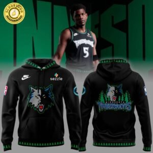 Minnesota Timberwolves Bring Back the Black Trees 2025-2026 Hoodie