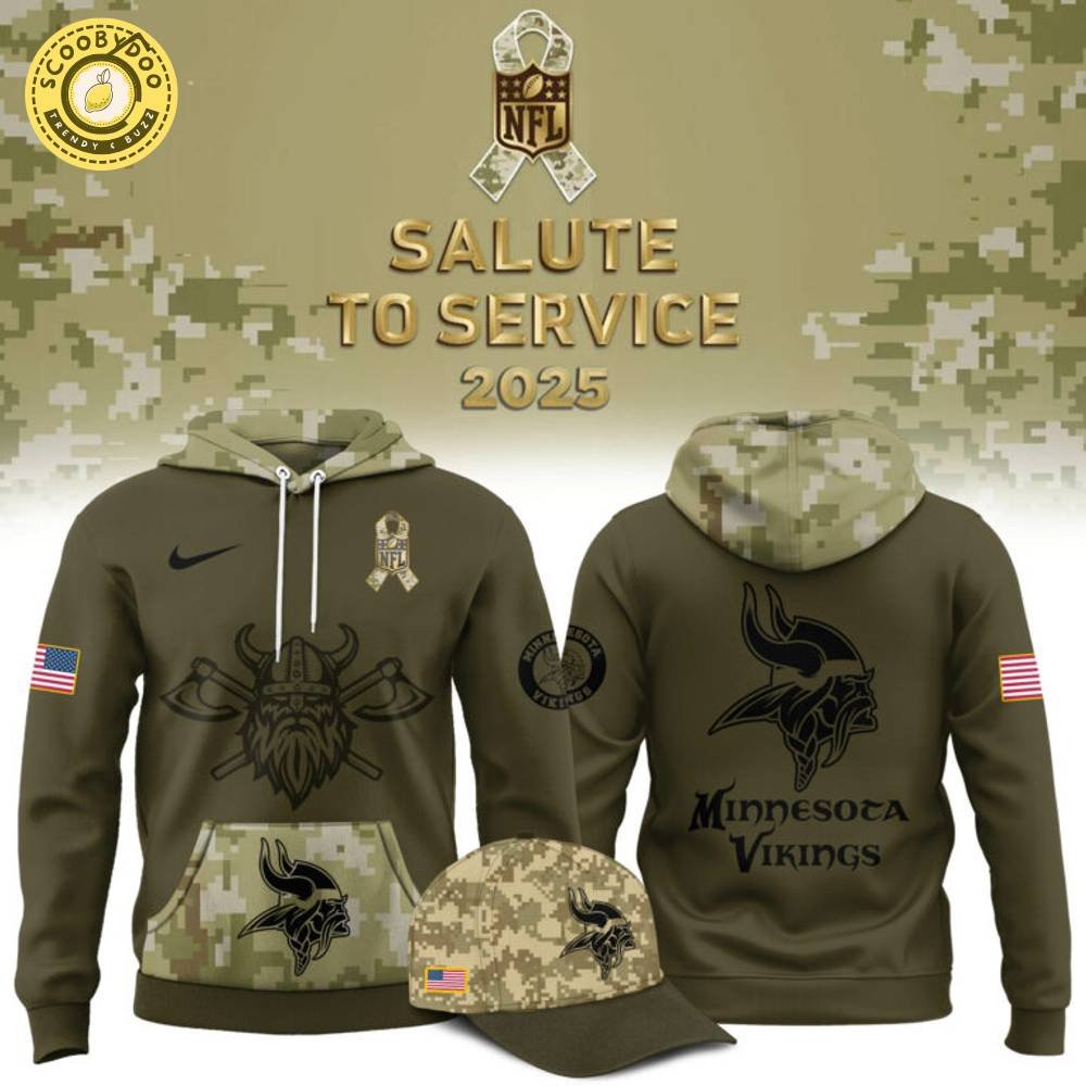 Minnesota Vikings 2025 salute to service Minnesota Vikings 2025 salute to service