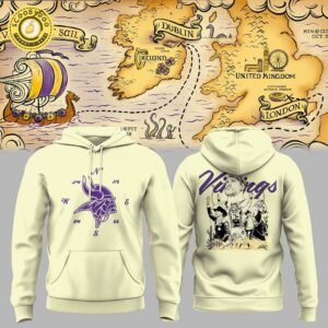 Minnesota Vikings Set Sall Collections White Hoodie