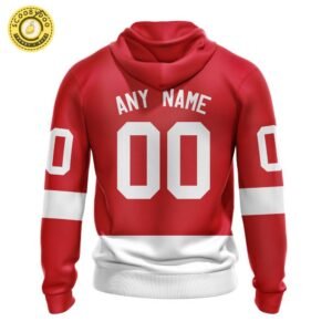 NHL Detroit Red Wings Personalized Home With Centennial Logo Design