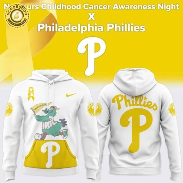 Nemours Childhood Cancer Awareness Night x Philadelphia Phillies Hoodie (special edition)