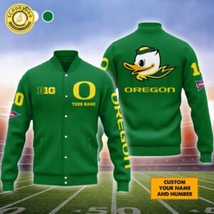 Oregon Duck Baseball Jacket