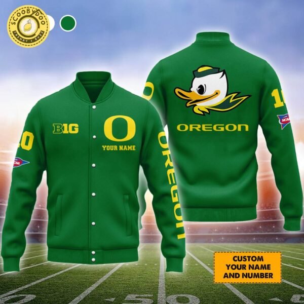 Oregon Duck Baseball Jacket