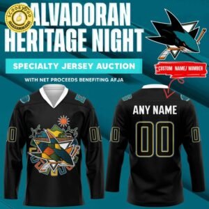 Salvadoran Heritage Night Jersey(Black)