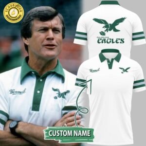 Special New Head Coach Dick Vermeil Polo Shirt Custom Name