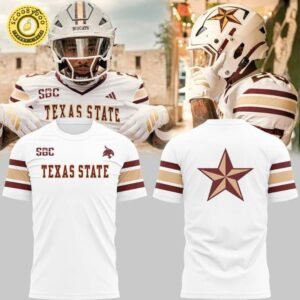 Special New Texas State Helmet Logo Uniform Tshirt