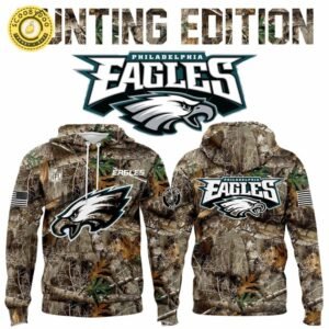 Special edition Philadelphia Eagles Hunting Camo Hoodie 2025