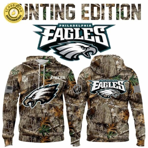 Special edition Philadelphia Eagles Hunting Camo Hoodie 2025